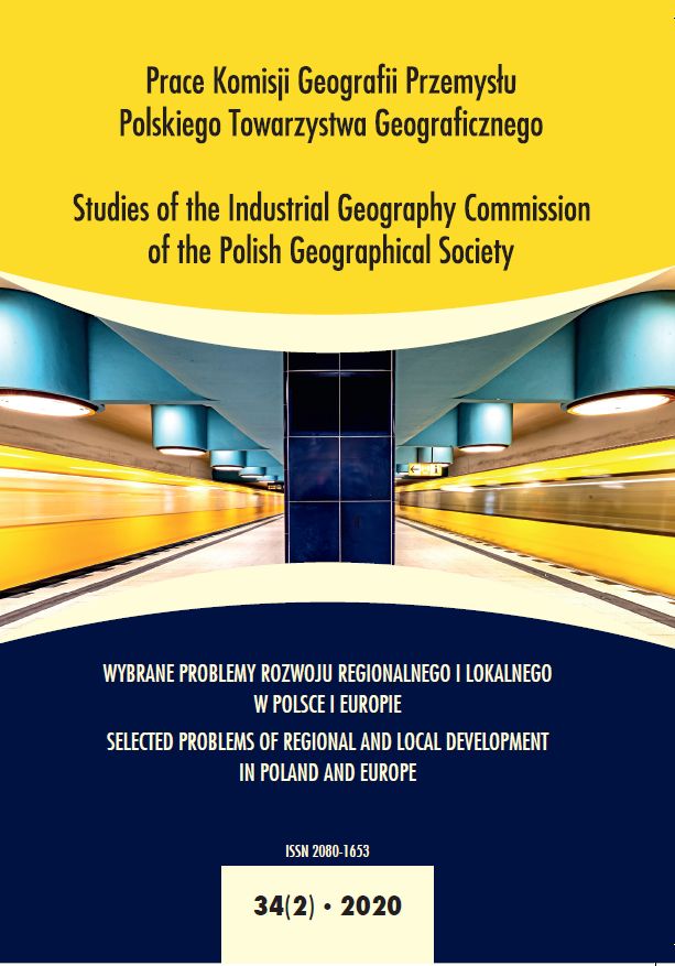 					View Vol. 34 No. 2 (2020):  Selected problems of regional and local development in Poland and Europe
				